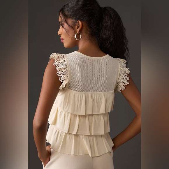 DOLAN Ruffle Sweater Tank - Picture 3 of 7